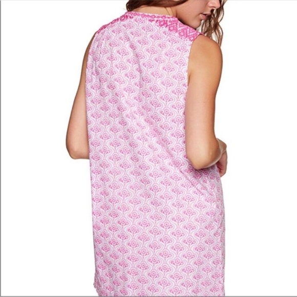2/$30 Joules Dress Orianne Sleeveless Embroidered Pink & White Geometric Size 4 - Picture 2 of 15